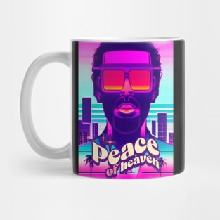 Peace of heaven synthwave california los angeles Mug